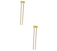 SAFIGLE 2 Pares De Palos De Percusión De Haya Avanzados Núcleo De Marimba De Haya Mazos De Marimba Mazos De Hilo Palos De Marimba Palo De Percusión De Nailon Mango De Haya
