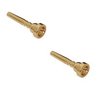 SAFIGLE 2 Piezas boquilla trompeta 5c trompeta metalica bocina Altavoces instrumentos musicales boquilla de trompeta de cobre reemplazo de trompeta reemplazar altavoz boca de trompeta 3c