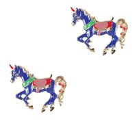 SAFIGLE 2 Piezas Broche De Poni Decorativo Broche Antiguo Ropa Pequeño Decoración De Broche Pasador De Chal Broches y Pin Para Mujer Lindo Pin Broche De Esmalte Broche Para Mujer Metal