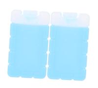 SAFIGLE 2 Piezas Caja de cristal de hielo frío de frío ladrillo de hielo bloque de hielo largo pequeño congelador Cajas de hielo para mantener fresco de polivinilo