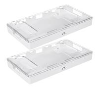 SAFIGLE 2 Piezas Caja Transparente para Bloqueo de Teléfonos Móviles para Estudiantes, Ligera Material Abs Pc, Adecuado para Horas de Estudio y Control Parental