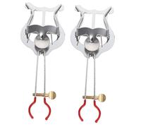 SAFIGLE 2 Piezas carpeta de musica soporte de trompeta y lira accesorios para instrumentos carpeta clasificadora instrumentos musicales Estante de partituras de música de cuerno barítono