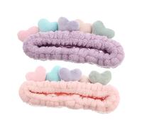SAFIGLE 2 Piezas Diademas Faciales de Maquillaje para Lavado de Accesorios para Mujeres de Lavado Facial y Spa Material Suave y Cómodo