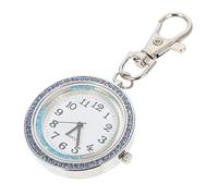 SAFIGLE 2 Piezas Elegante Reloj De Bolsillo Llavero Reloj De Cuarzo Unisex Fácil De Consultar La Hora En Cualquier Momento