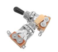 SAFIGLE 2 Piezas Interruptor de Palanca de Vías para Guitarra Eléctrica con Perillas de Volumen y Graves Kit de Cableado Abierto de Metal Control Flexible y Duradero para Accesorios de