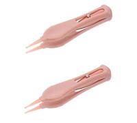 SAFIGLE 2 Piezas limpiador de oidos clip de limpieza de mocos moco limpiador pinzas para mocos de bebe pinza de nariz Dormir clip de moco aspirador nasal recién nacido