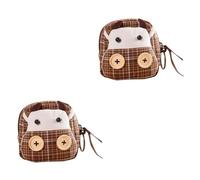 SAFIGLE 2 Piezas Monedero de Lona Bolsas de Aseo Falda tutú para niños Monedero para Mujer Titular de la Tarjeta de crédito de los Hombres Porta perfumes Mujer para niñas