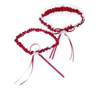 SAFIGLE 2 Piezas para el baile de graduación de flores de novia nupcial para la boda de boda de la para la novia ligas para la novia