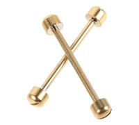 SAFIGLE 2 Piezas Pasadores para Correas de Reloj de Acero Inoxidable Estructura de Tornillo Ranurado para Reemplazo y Mejora de Pulseras de Reloj Doradas