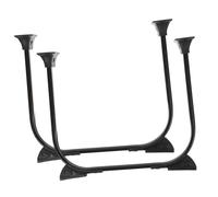 SAFIGLE 2 Piezas Patas Plegables de Horquilla Metálicas para Muebles de Duraderas y Fáciles de Instalar Compatibles con Mesas Auxiliares Escritorios y Sofás Diseño Ahorra Espacio