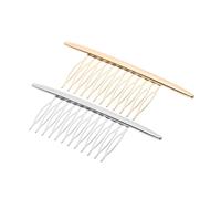 SAFIGLE 2 Piezas Peine Cabello de Aleación Galvanizada Peineta de Moda Pinza Cabello Horquilla Lateral para Tocados de Niñas