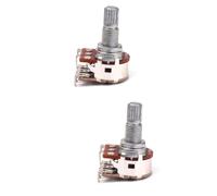SAFIGLE 2 Piezas Potenciómetro Cónico Potenciómetro De Guitarra Eléctrica Ollas Cónicas De Audio Partes Para Cenicero Del Coche Bajo Potenciómetro Moleteado Guitarlele Nudoso Rotar Rubor