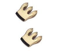 SAFIGLE 2 Piezas silenciador de violín dispositivo de práctica de violín rastrillo sordina metalica para violin violín mudo Silenciar Componente pata instrumento de cuerda b35 Accesorios