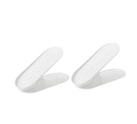 SAFIGLE 2 Piezas Soporte para Zapatos Ajustable de Doble Organizador Engrosado y Desmontable Ahorra Espacio Hogar y Dormitorio Estante Resistente y Versátil para Almacenamiento de Calzado