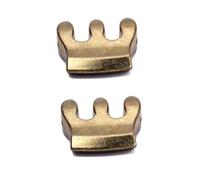 SAFIGLE 2 Piezas sordina metalica para violin Sordina de práctica de violín de metal accesorios para violín silencio de práctica de violín Silenciar Componente rastrillo silenciador b36