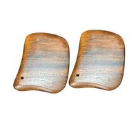 SAFIGLE 2 Piezas Tabla De Raspado De Sándalo Tablero De Guasha Body Guasha Raspador Masaje De Raspado Herramienta De Masaje Manual Tabla De Universal Para El Cuerpo Light Brown