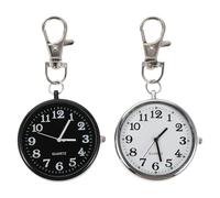 SAFIGLE 2 Relojes de Bolsillo para Enfermeras: Reloj con Clip para Colgar en la Solapa, Ideal para Mujeres, Estudiantes de Medicina, hospitales y médicos.