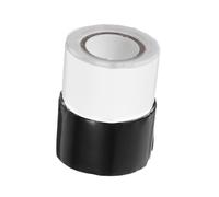 SAFIGLE 2 rollos Cinta de Silicona Autofusión para Reparación de Tuberías y Mangueras Autoadhesiva Resistente al Agua y Temperatura de Blanco y Negro Sellado Eficaz Fugas