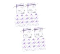 SAFIGLE 2 Series Bolsa De De Organza Bolsas Maletin De Maquillaje Bolso Maquillaje Make up Bag present Bag Bolsos De Dama De Honor Embalaje De Pulsera Organdí Púrpura 50 Piezas*2