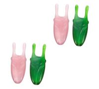 SAFIGLE 2 Series Tablero De Raspado Masajeador Herramienta De Masaje Herramienta Guasha Para Salón Herramienta De Cuello Guasha Palo De Masaje Rascador De Espalda Resina 2 Piezas*2