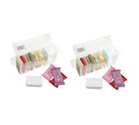 SAFIGLE 2 Series Toalla Facial De Envasado Independiente Secado Rápido Cámping Toallas Comprimidas Toallas Para Acampar De Viaje Comprimidas Compacto Algodón 14 Piezas