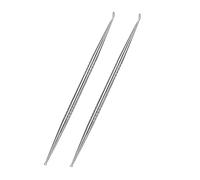 SAFIGLE 2 Unidades Lápiz Detector de Puntos de Oreja, Sonda de Inoxidable Cabeza de Cuchara y Diseño Antideslizante para Auriculoterapia en Clínicas y Uso Doméstico