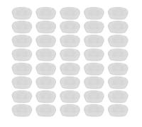 SAFIGLE 20 pares de almohadillas nasales de silicona para gafas - Soporte para el puente nasal - Almohadillas de silicona antideslizantes de repuesto para gafas