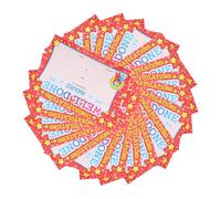 SAFIGLE 20 piezas Certificados de Premio para Grueso Coloridos con Diseño de Dibujos para Escuela y Alumnos Fin de Motivación Educativa