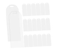 SAFIGLE 20 Piezas Marcadores Acrílicos Transparentes para DIY Diseño Delicado Resistentes y para Marcar Páginas y Regalos Creativos para Amantes Lectura