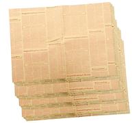 SAFIGLE 20 Piezas Papel de Vintage de Periódico Papel Kraft Reciclado para Flores Embalaje Retro para y Manualidades