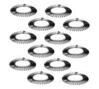 SAFIGLE 20 Piezas Peinetas Elásticas Negras de Abs Diademas Circulares Flexibles Invisibles para Mujer Cómodas y para Control de Cabello Suelto Diario