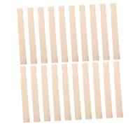 SAFIGLE 20 piezas Varillas de Madera para Mezclar Pintura Unidades Resistentes y Seguras para Uso Manual Proyectos de Construcción y Acabado Doméstico Reutilizable