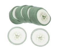 SAFIGLE 200 Piezas Mascarilla De Pepino Para Ojos De Tela Para Cuidado De Ojos Uso Baño o Spa