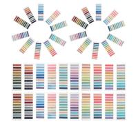 SAFIGLE 2000 Pestañas Adhesivas Índice de Colores para Libros y Cuadernos Separadores Autoadhesivos Reutilizables Organizador Portátil para Estudio y Oficina