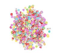 SAFIGLE 2000Piezas Rebanadas de Calcomanías Autoadhesivas para Decoración Coloridas para Doméstico