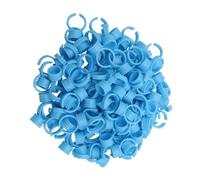 SAFIGLE 200piezas Copa De Anillo Bordada Porta Pigmentos Para Maquillaje Decoración De Uñas y Uso De Pigmentos Unidades