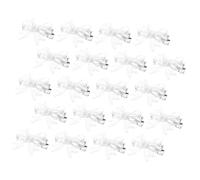 SAFIGLE 20piezas Horquilla De Lazo Transparentes Cabello Pasadores Para Niñas Adornos Cabello De Boda Accesorios Para Niñas Lazos Para Pequeñas