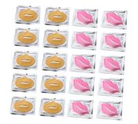 SAFIGLE 20piezas Mascarilla Labial De Gel De Colágeno Exfoliante y Nutritiva Para Dormir Almohadillas Labiales Para Cuidar Los Labios Secos