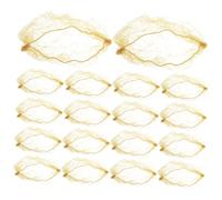SAFIGLE 20piezas Redes Invisibles Cabello De Nailon Elástico Unidades Para Tejer El Cabello Para Pelucas Ballet y Peinados Casuales