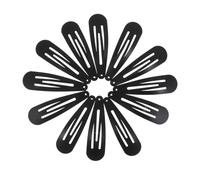 SAFIGLE 24piezas Clip de Gota de Agua Escarchada Pasador Pelo Mujer Pinzas Negras Cabello Pasadores Metálicos Antideslizantes para Peinar el Flequillo