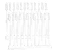 SAFIGLE 24piezas Palillo para Limpiar Oídos Transparente Herramienta Reutilizable para Eliminar Cerumen Limpiadores de Cerumen Cuidado Oídos Casa