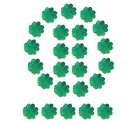 SAFIGLE 25 Unidades Clips Organizador Portátil Forma de Trébol de 4 Hojas de Papel Acrílicos Verde del Día de San Patricio para Oficina y Decoración