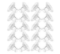 SAFIGLE 25 Unidades Tapones de Silicona Transparentes para Pendientes, Cierres Seguros y Cómodos de Cobre, Ideales Fabricación de Joyas y Evitar la Caída de Aretes