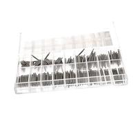 SAFIGLE 270piezas Caja Pasadores Inoxidable para Correa De Reloj Doble Plástico