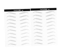 SAFIGLE 2hojas Pegatinas Impermeables Para Cejas Parche Simulación Cejas Resistentes Agua Larga Duración Maquillaje Levantadas