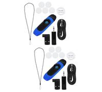 SAFIGLE 2juegos Kazoo Eléctrico Profesional Para Acompañamiento Musical Instrumento Portátil De Usar Intercambiables y Cable De Áurora