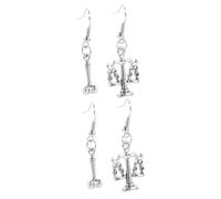 SAFIGLE 2pares Pendientes De Abogado Diseño De De Justicia Aretes Colgantes De Joyería Para Mujeres Original Para De Derecho y Ley