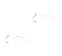 SAFIGLE 2piezas Auricular Micrófono Cableado para Amplificación De Voz Micrófono Vocal para Presentaciones y Enseñanzas Diseño Cómodo y Ligero para Artistas y Docentes Conexión XLR