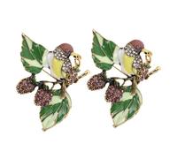 SAFIGLE 2piezas Broche de Pájaro para Mujer Accesorios de Ropa Diseño Adorable Broches de Solapa de Estilo Vintage para Ropa de Negocios o Informal para Viajar Temática de Estación Cálida