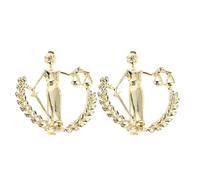 SAFIGLE 2piezas Broche Diosa De Metal Accesorio Decorativo Para Cuello De Camisa Broches De Balanza De Justicia Para Vestido De Mujer Para Obsequio De Navidad